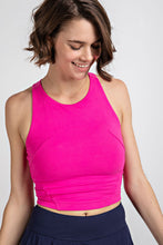 Rae Mode Sonic Pink Cropped Tank Top