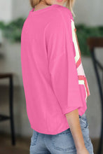 Women Colorblock Star Patched Oversized Tee | S-XL