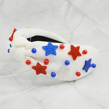 US Theme Stars Designed Knot Headband