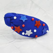 US Theme Stars Designed Knot Headband
