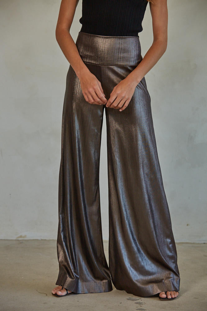 By Together Charcoal Shimmer Dress Pant
