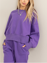 Hyfve Purple Oversized Knit Top