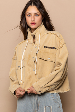 Pol Mustard Denim Jacket