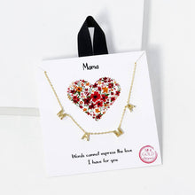 Gold-Dipped MAMA Station Necklace