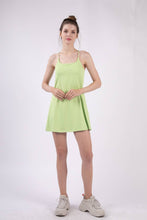 ND30840-Sleeveless Active Tennis Mini Dress