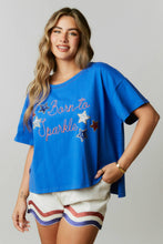 Born to Sparkle Sequin Patch Tee