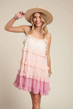 LED3104PD-SWISS DOT RUFFLED TIERED MINI DRESS-SAGE