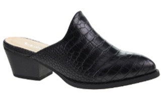 Chinese Laundry Black Croc Heel