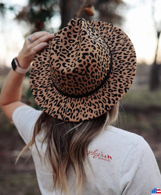 Ruby Rubbish - Cheetah Fedora Hat