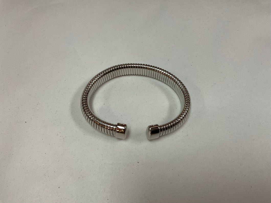 Silver Slinky Cuff Bracelet