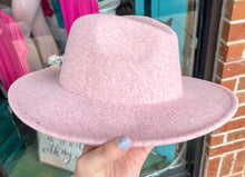 Pink Panache Blush and White Washed Hat