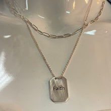 Inspirational Matte Silver Necklaces