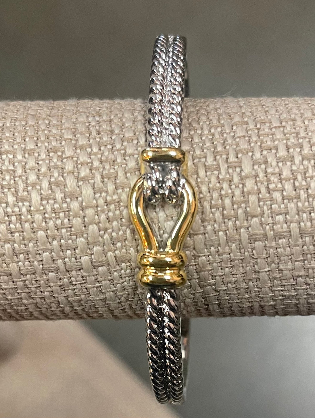 Silver and Gold Quick Release Bracelet