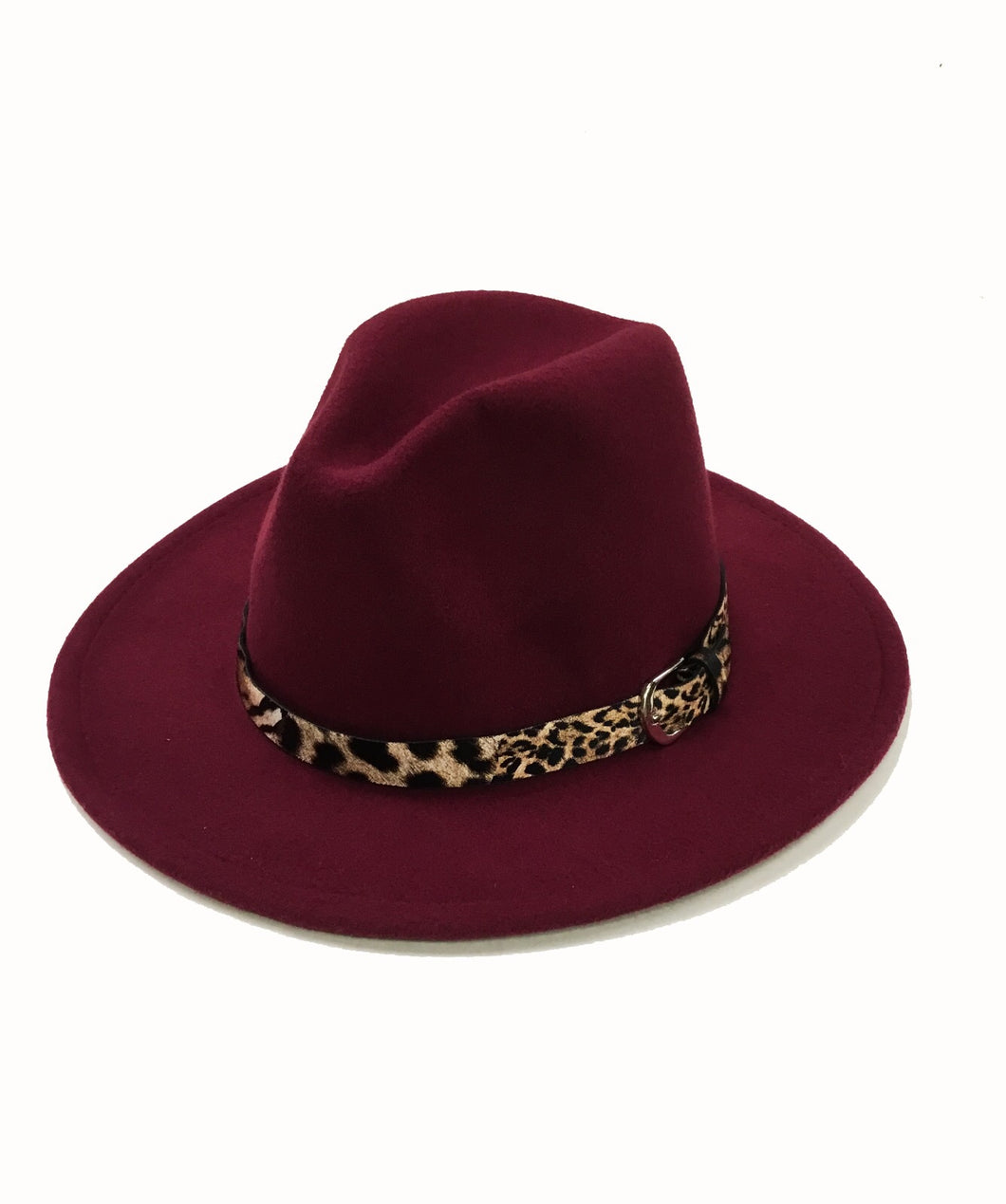 Fedora With Leopard Hat Band