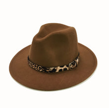 Fedora With Leopard Hat Band
